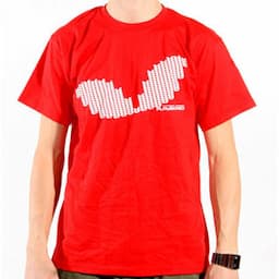 T-Shirt Men Playboard Raster SS red XL